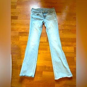 American Eagle Super Super Stretch Kick Boot Jeans